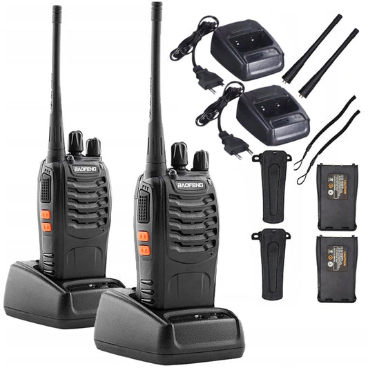 Baofeng BF-888S walkie-talkie, 16 PMR csatornán programozható