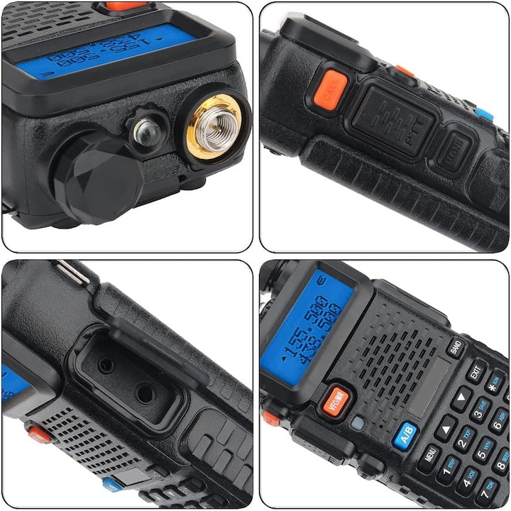 Baofeng UV-5R Kézi Adóvevő Walkie Talkie 2DB