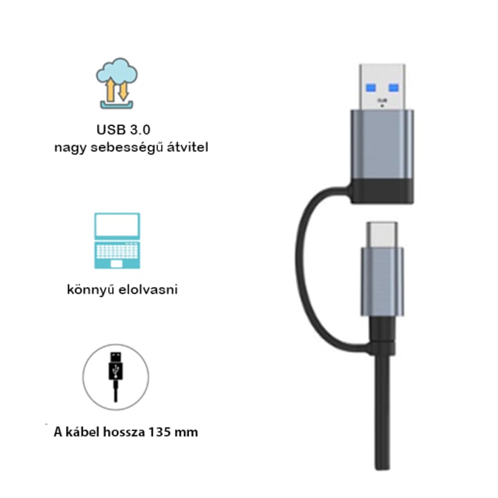 AOVO 7in1 USB-C HDMI 4K SD adapter MacBook Pro / Air